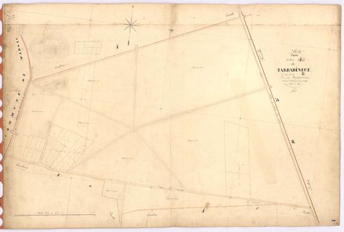 Jans - Section I3 Tarradineuf (section de) ; 30-57