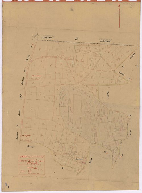 Jans - Section B3 Trépas (section du) ; 318-533