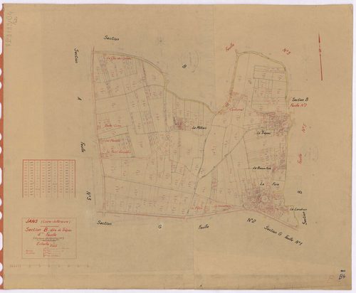 Jans - Section B4 Trépas (section du) ; 534-831