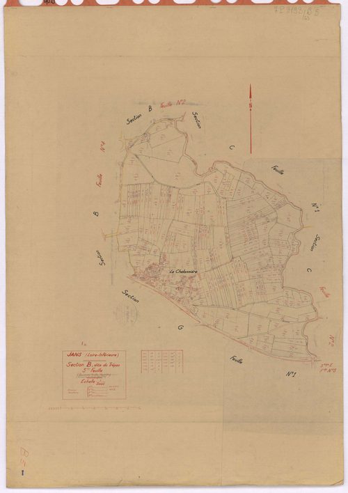 Jans - Section B5 Trépas (section du) ; 832-1073