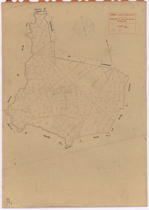 Jans - Section C1 Roulais (section de La) ; 1-188