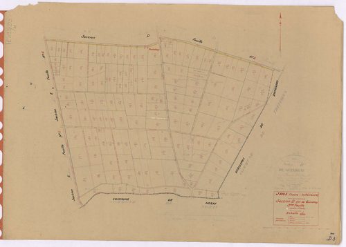 Jans - Section D3 Guindray (section de) ; 457-623