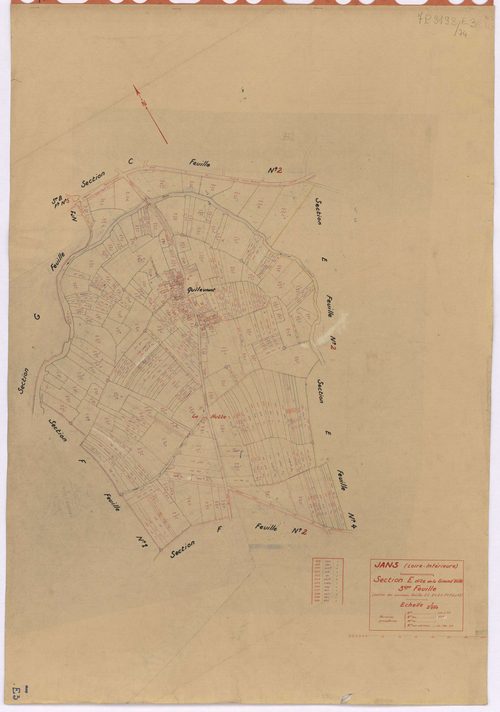 Jans - Section E3 Grand'-Ville (section de La) ; 399-717