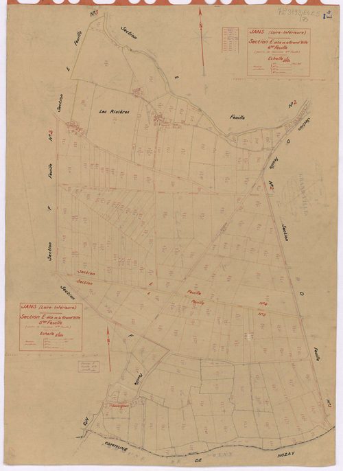 Jans - Section E4 E5 Grand'-Ville (section de La) ; 718-861 ; 862-943