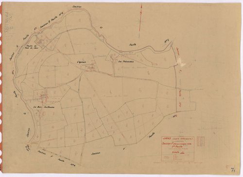 Jans - Section F1 Longue-Ville (section de La) ; 1-106