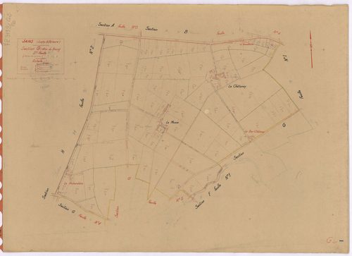 Jans - Section G2 Bourg (section du) ; 183-290