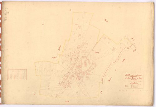 Jans - Section G3 Bourg (section du) ; 291-441