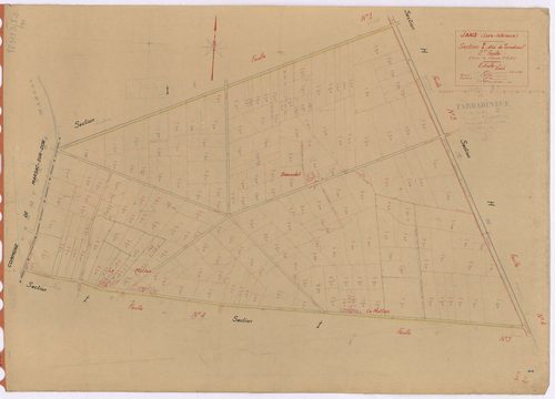 Jans - Section I2 Tarradineuf (section de) ; 159-372
