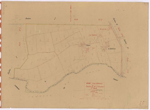 Jans - Section I3 Tarradineuf (section de) ; 373-463