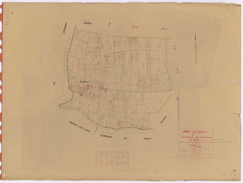 Jans - Section I4 Tarradineuf (section de) ; 464-765