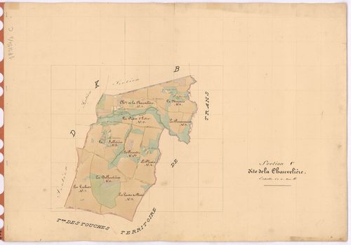 Joué-sur-Erdre - Section C Chauvelière (section de La)