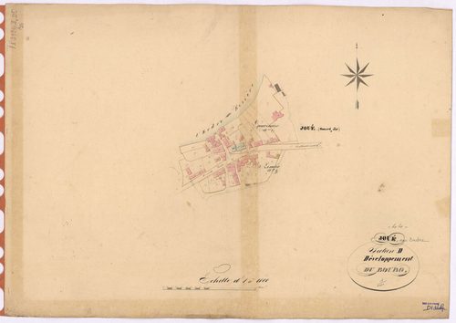 Joué-sur-Erdre - Section D1 (développement) Haut Bourg (section du) ; développement du Bourg