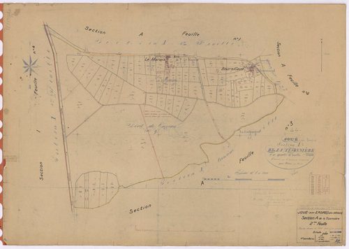 Joué-sur-Erdre - Section A2 Tisonnière (section de La) ; 189-283