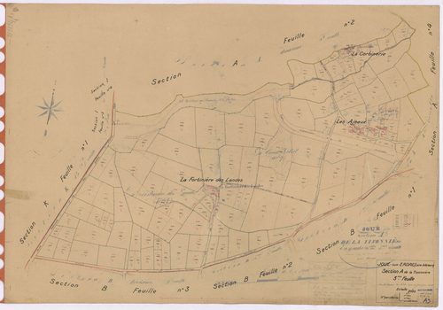 Joué-sur-Erdre - Section A3 Tisonnière (section de La) ; 284-413
