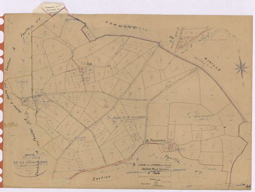 Joué-sur-Erdre - Section A4 Tisonnière (section de La) ; 414-547