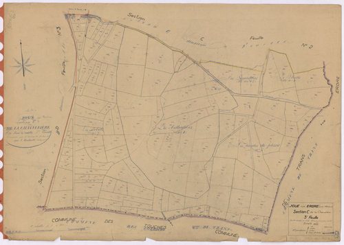 Joué-sur-Erdre - Section C3 Chauvelière (section de La) ; 338-461