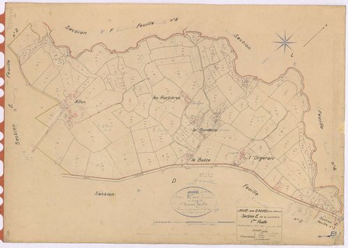 Joué-sur-Erdre - Section E1 Lucinière (section de) ; 1-167
