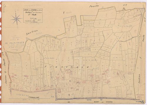 Joué-sur-Erdre - Section F2 Franchaud (section de) ; 198-394