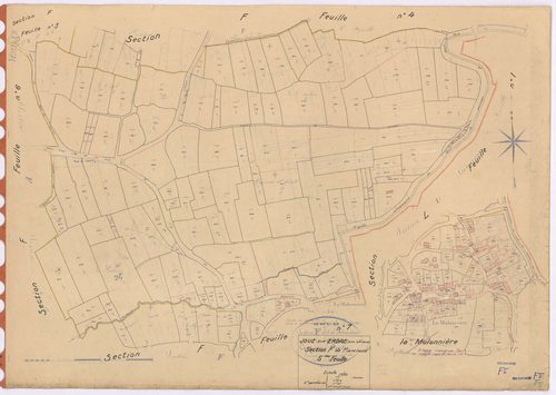 Joué-sur-Erdre - Section F5 Franchaud (section de) ; 765-865