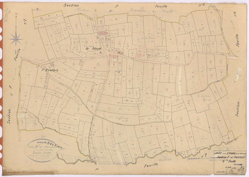Joué-sur-Erdre - Section F6 Franchaud (section de) ; 866-1035