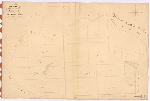 Juigné-des-Moutiers - Section B1 Forêt (section de La) ; 1-31