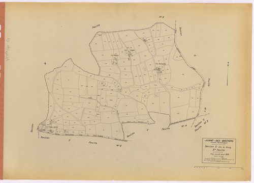 Juigné-des-Moutiers - Section C3 Bourg (section du) ; 264-440