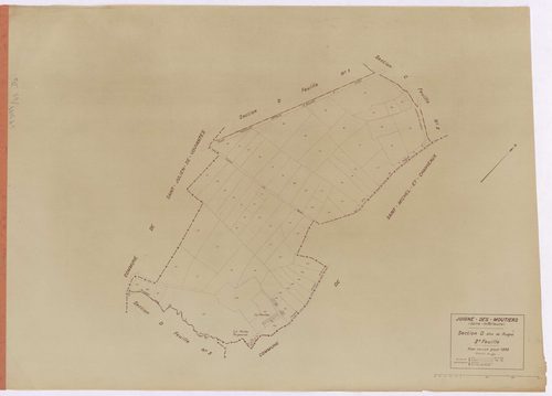 Juigné-des-Moutiers - Section D2 Ruigné (section de) ; 51-123