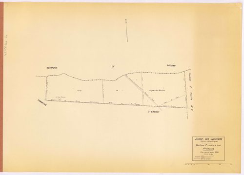 Juigné-des-Moutiers - Section F1 Forêt (section de La) ; 1-6