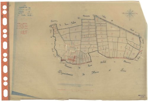 Juigné-des-Moutiers - Section D2 Ruigné (section de) . 51-123