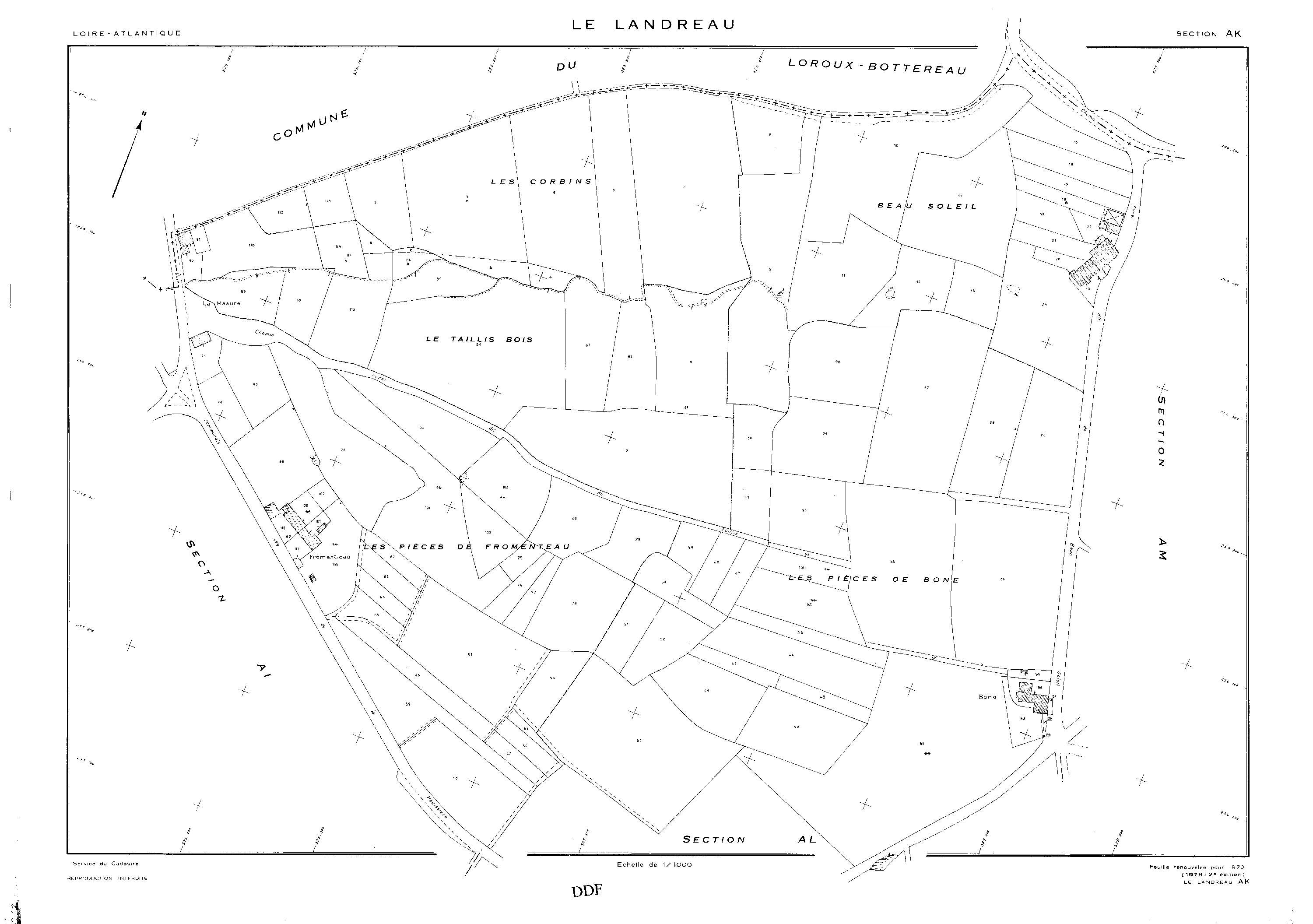 Le Landreau - AK