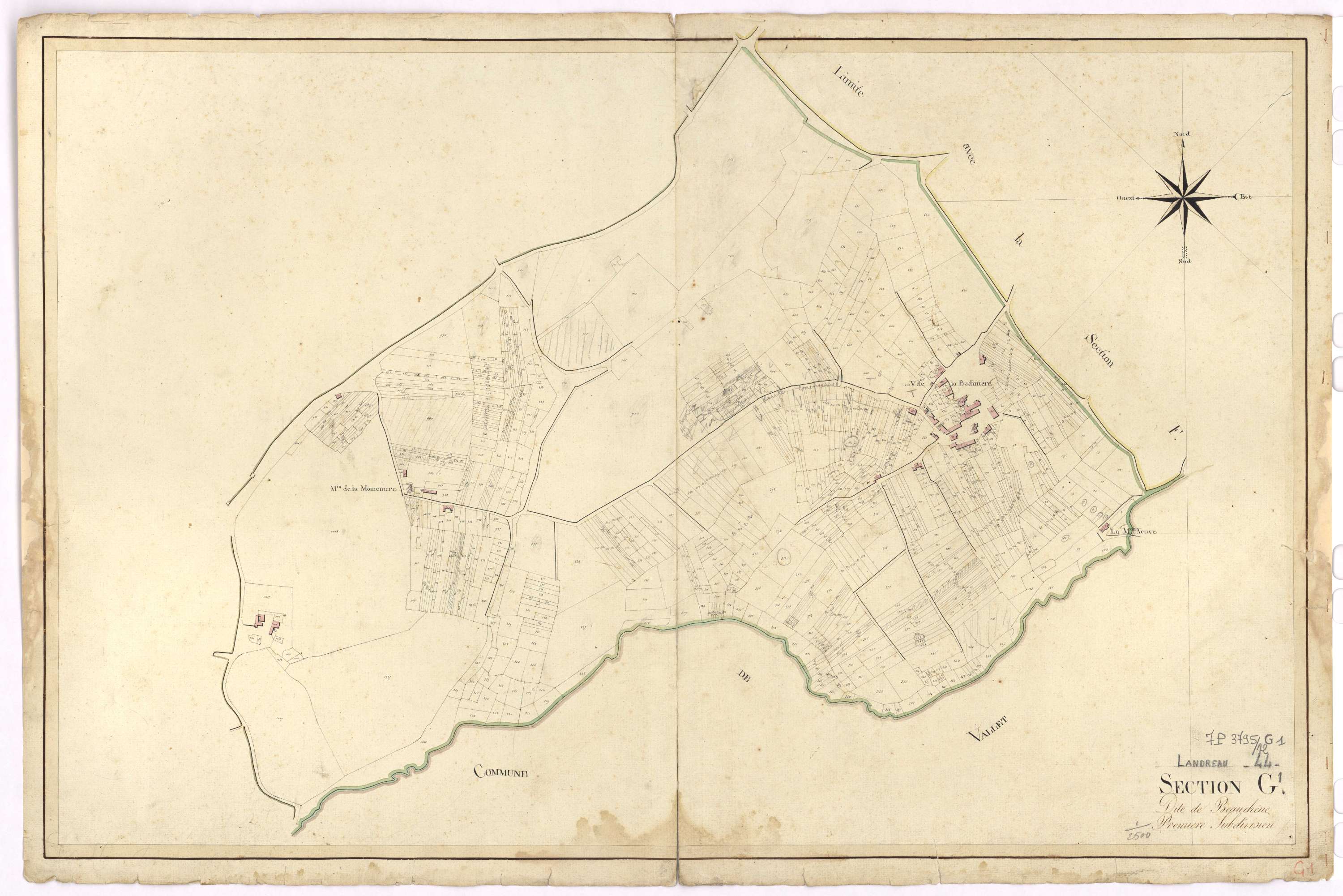 Le Landreau - Section G1 Beauchêne (section de)