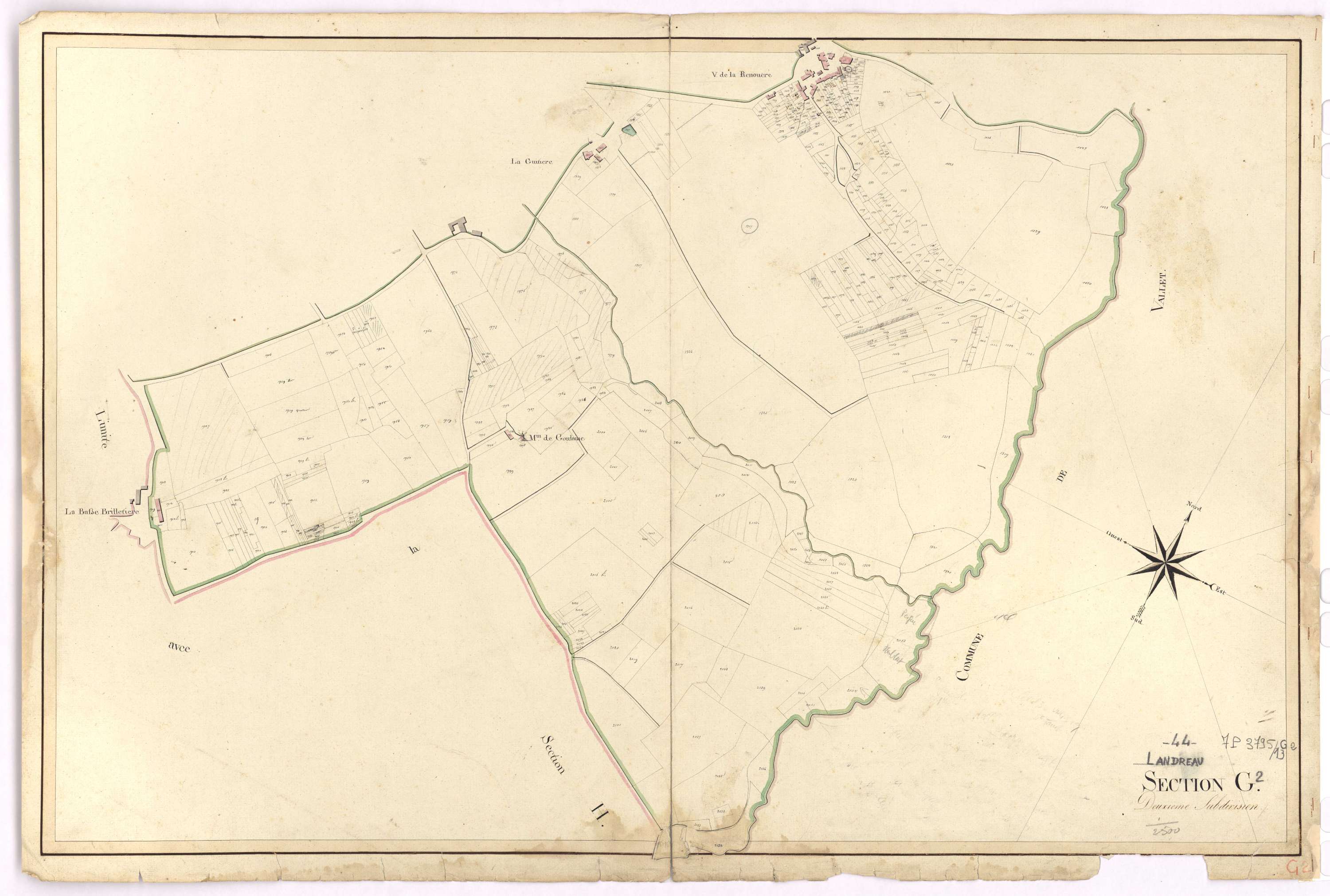 Le Landreau - Section G2 Beauchêne (section de)