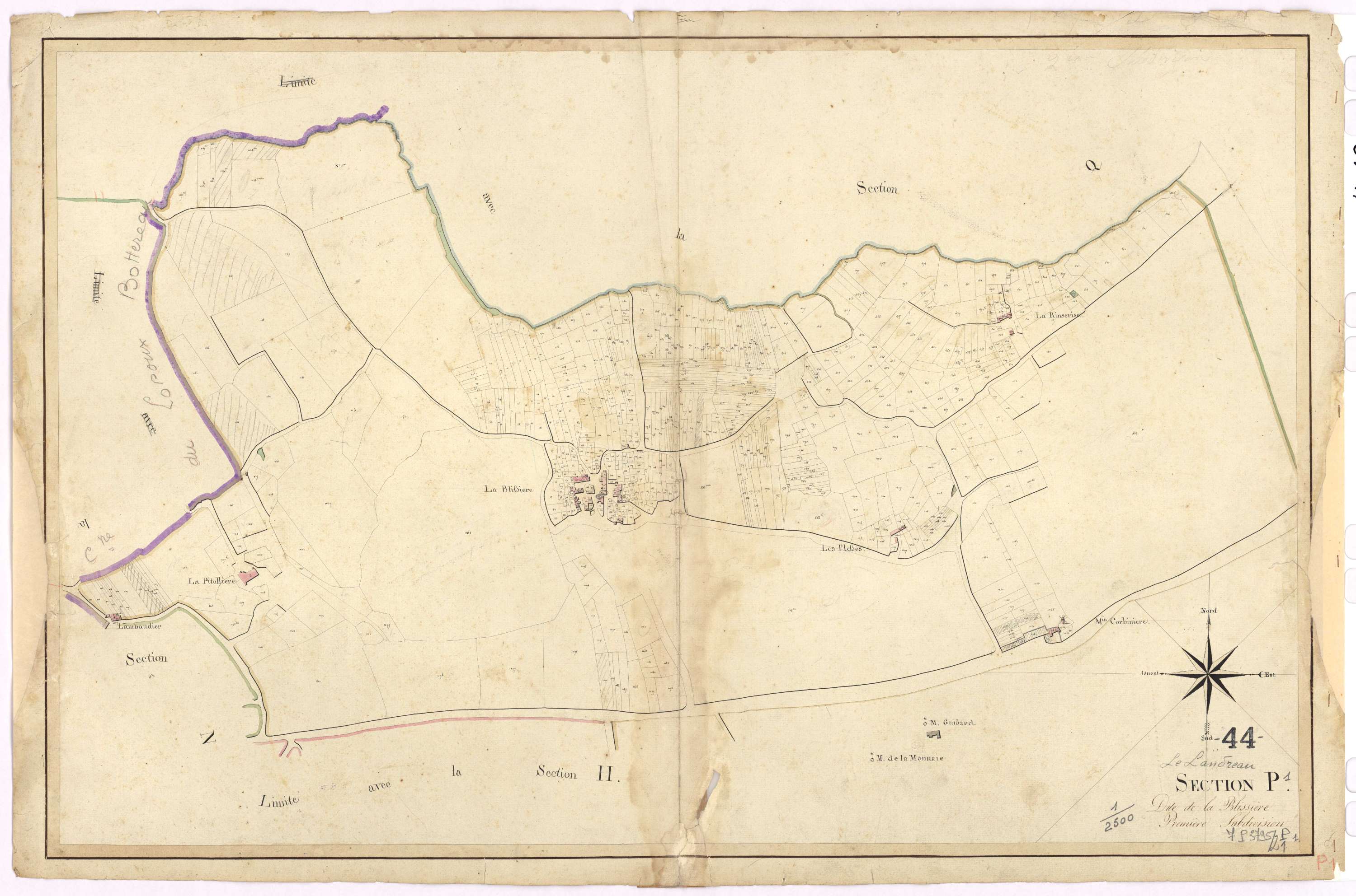 Le Landreau - Section P1 Blissière (section de La)