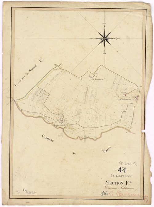Le Landreau - Section F2 Rinière de Beauchêne (section de La)