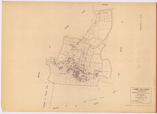 Lavau-sur-Loire - Section E3 Bourg (section du) ; 1181-1373