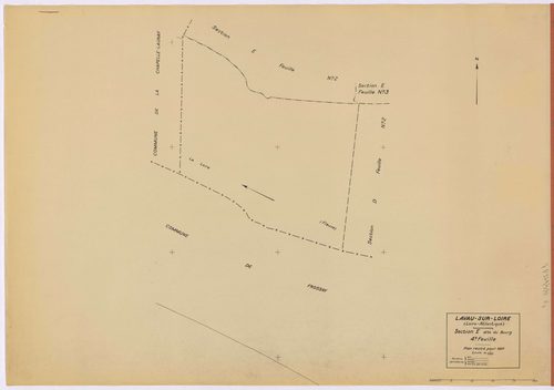 Lavau-sur-Loire - Section E4 Bourg (section du)