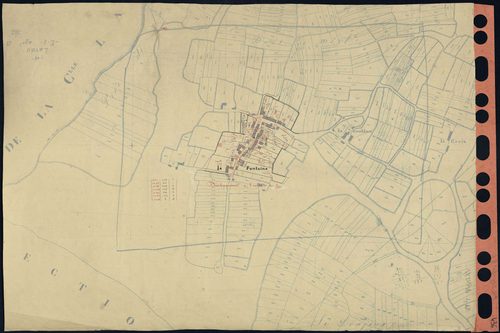 Lavau-sur-Loire - Section E2 (développement) Bourg (section du) . 350-1180 . développement du village de La Fontaine
