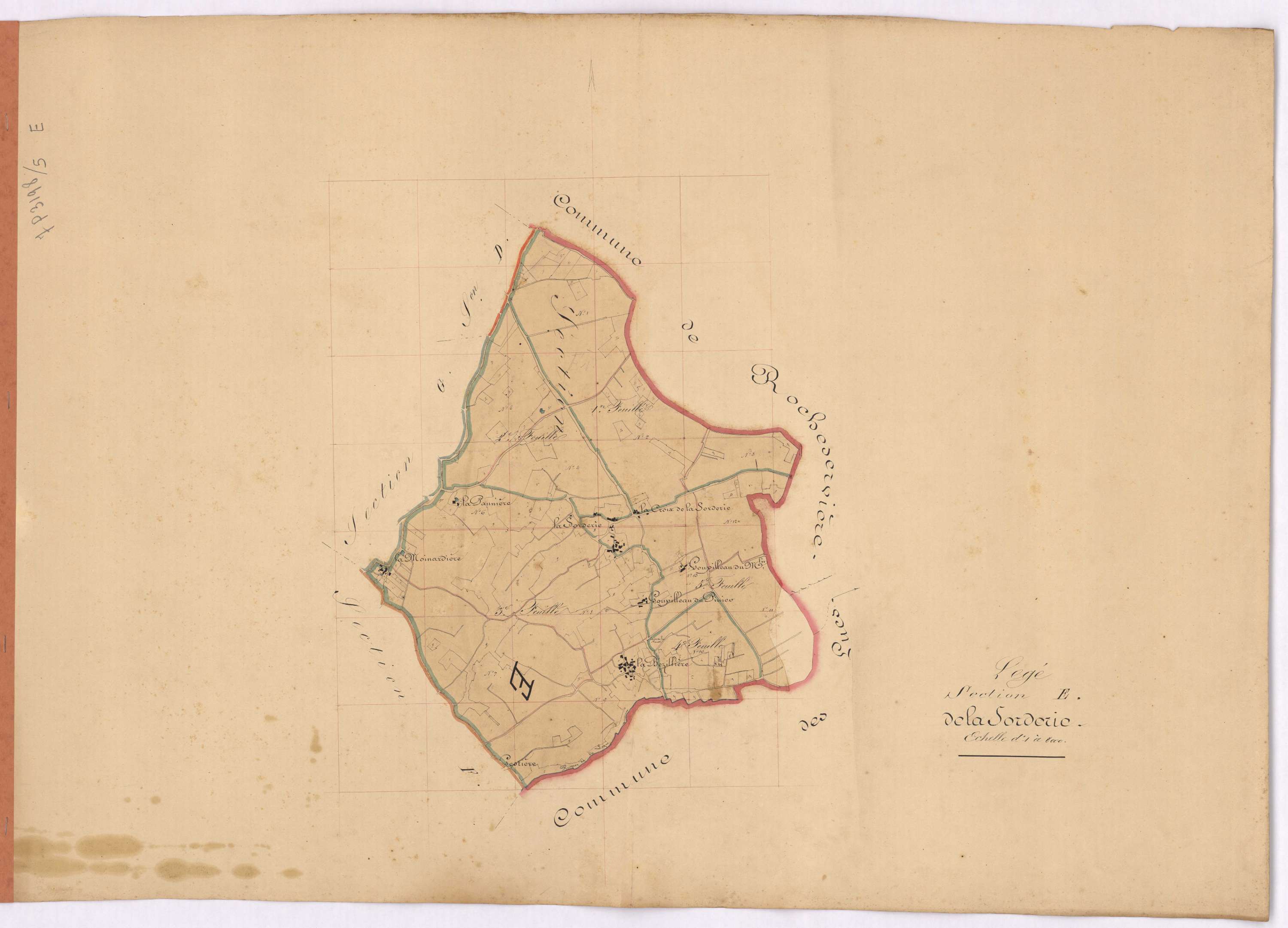 Lège - Section E Sorderie (section de La)