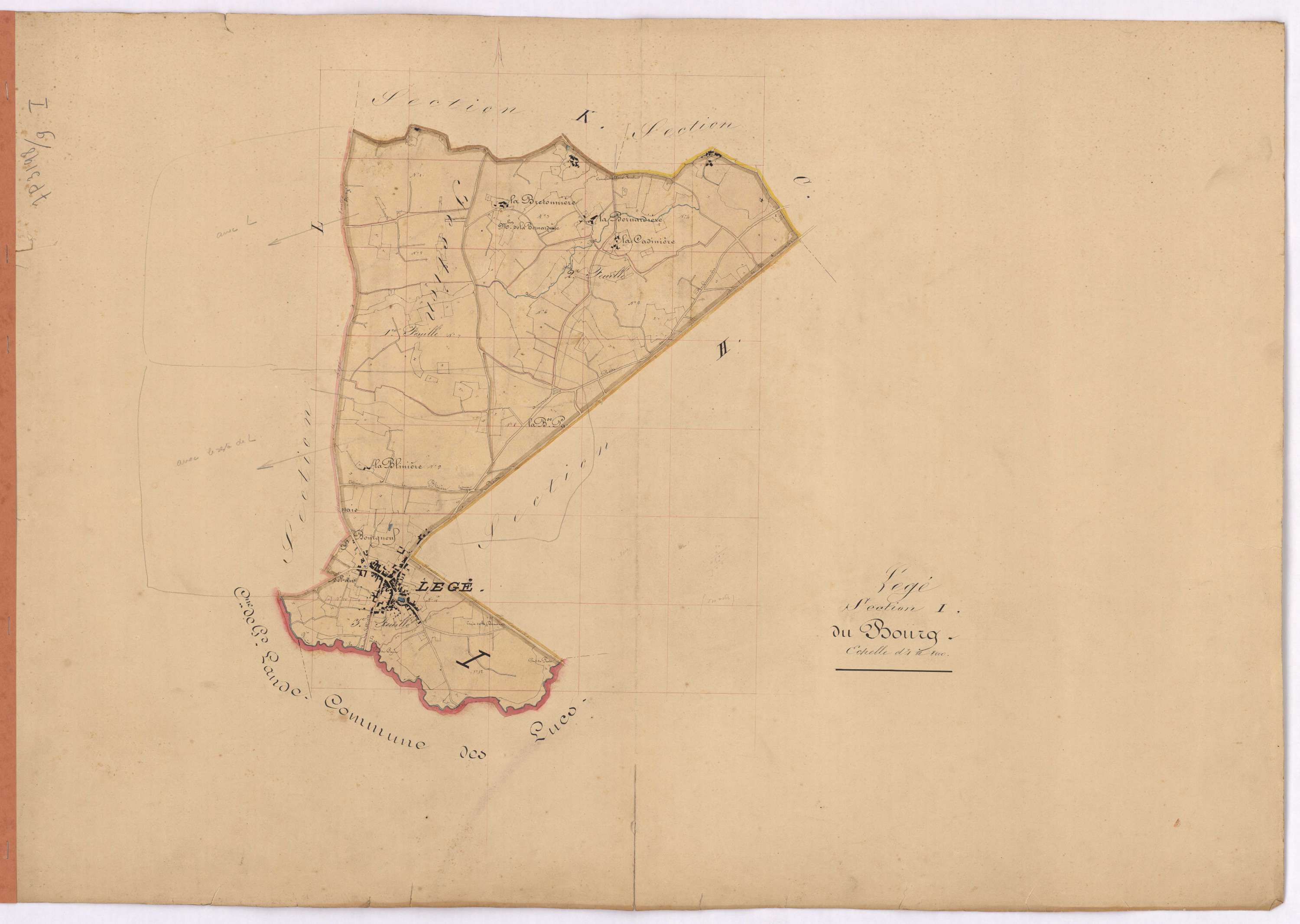 Lège - Section I Bourg (section du)