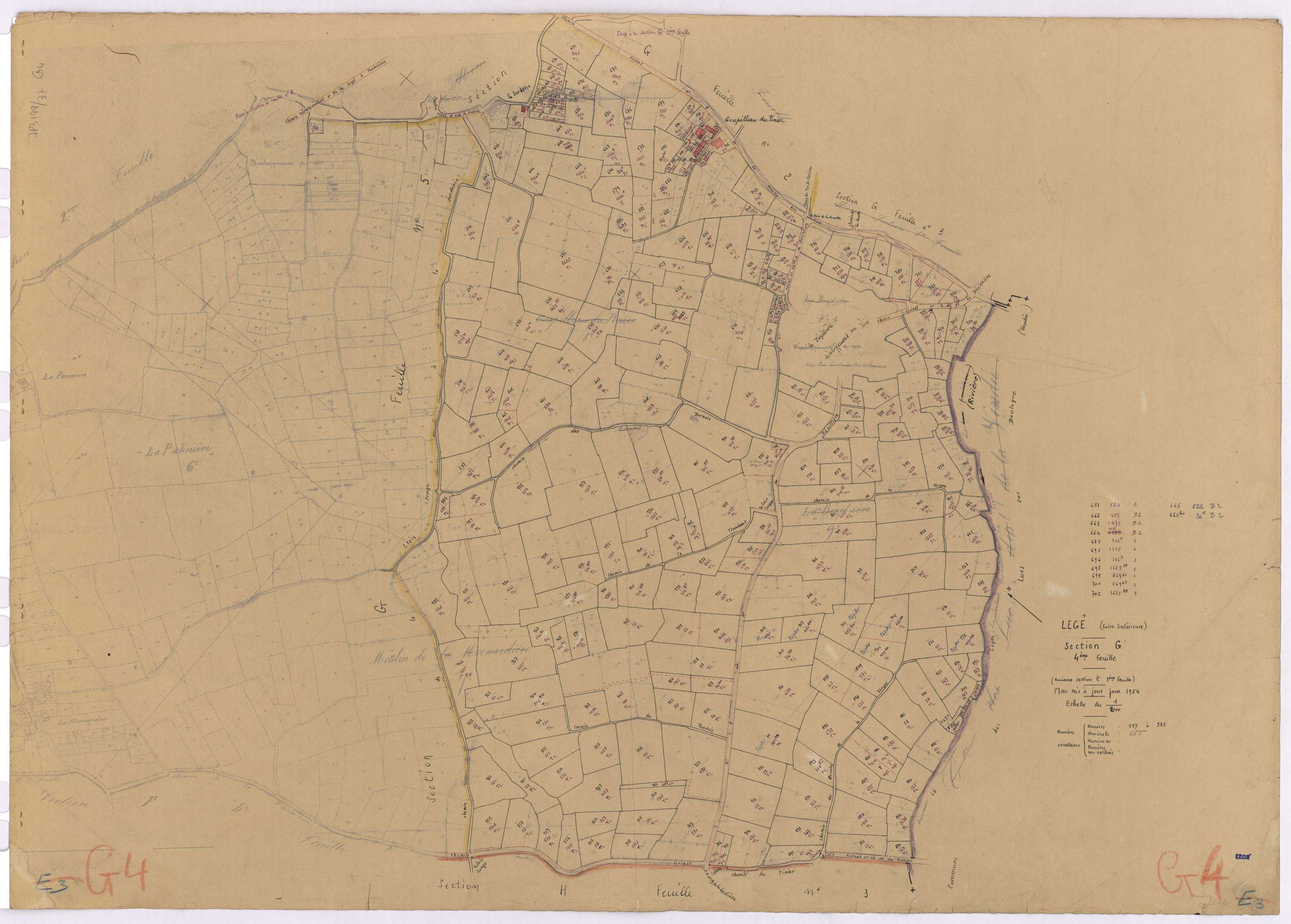 Lège - Section G4 597-985