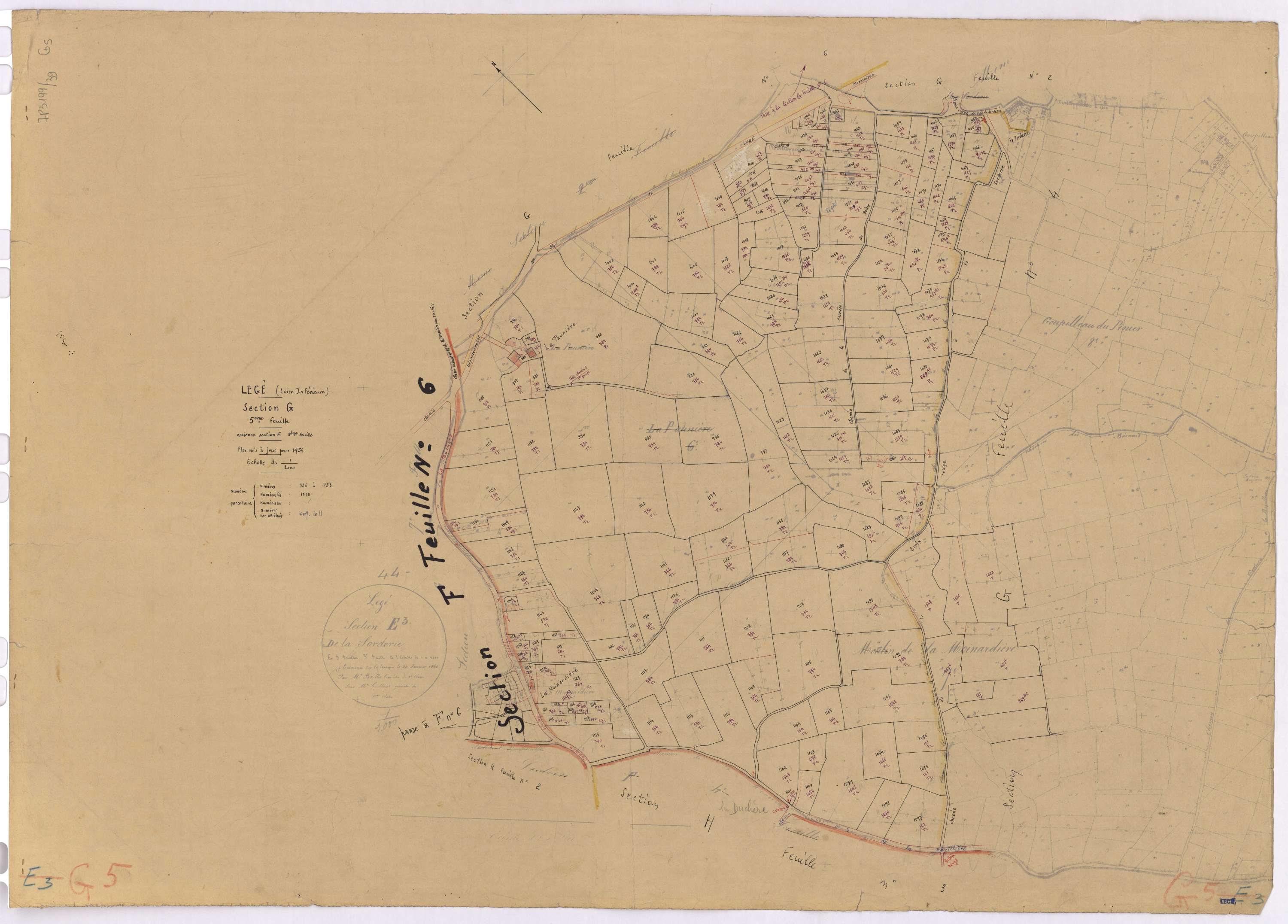 Lège - Section G5 986-1153