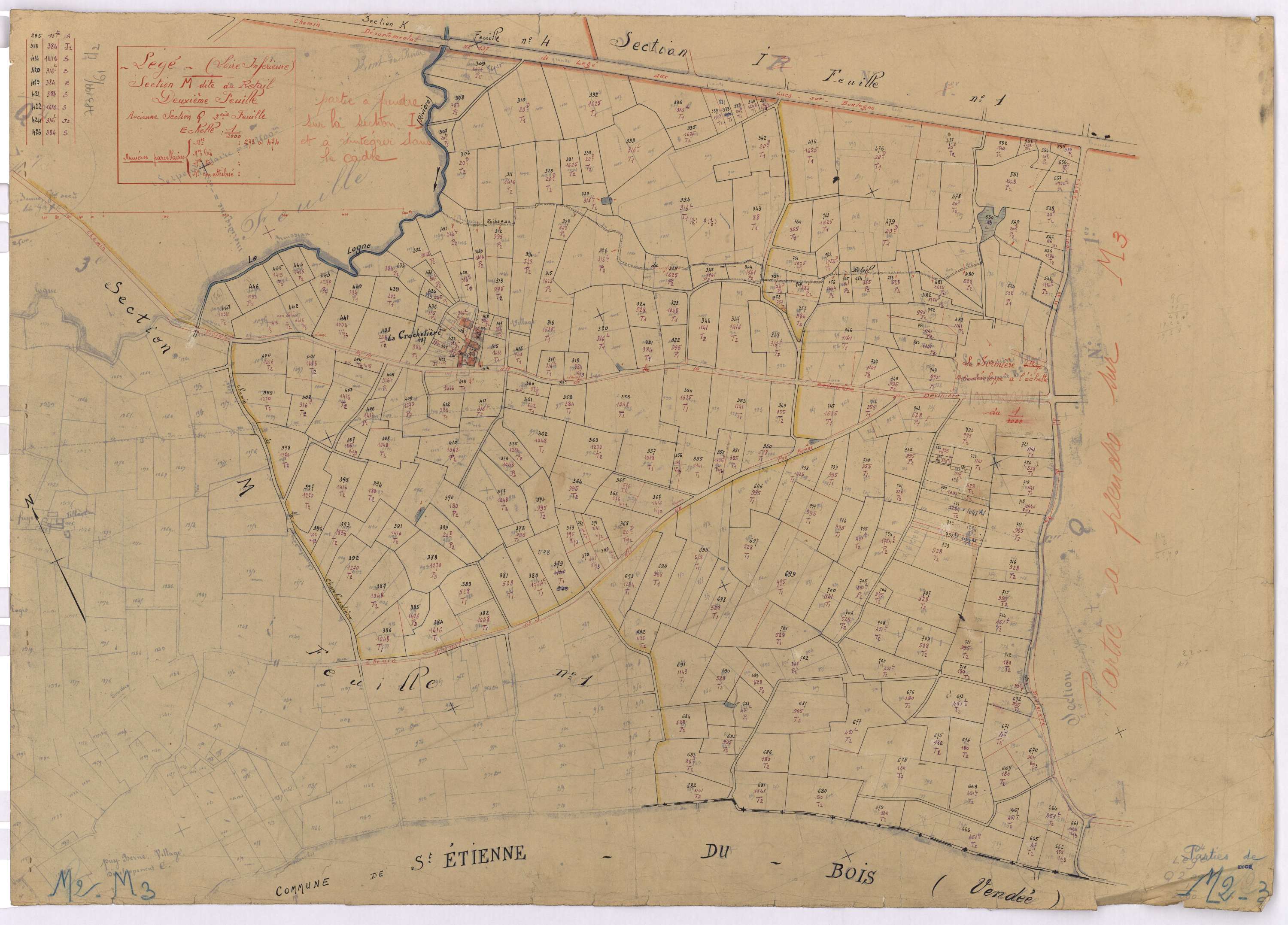 Lège - Section M2 Retail (section du) ; 273-474