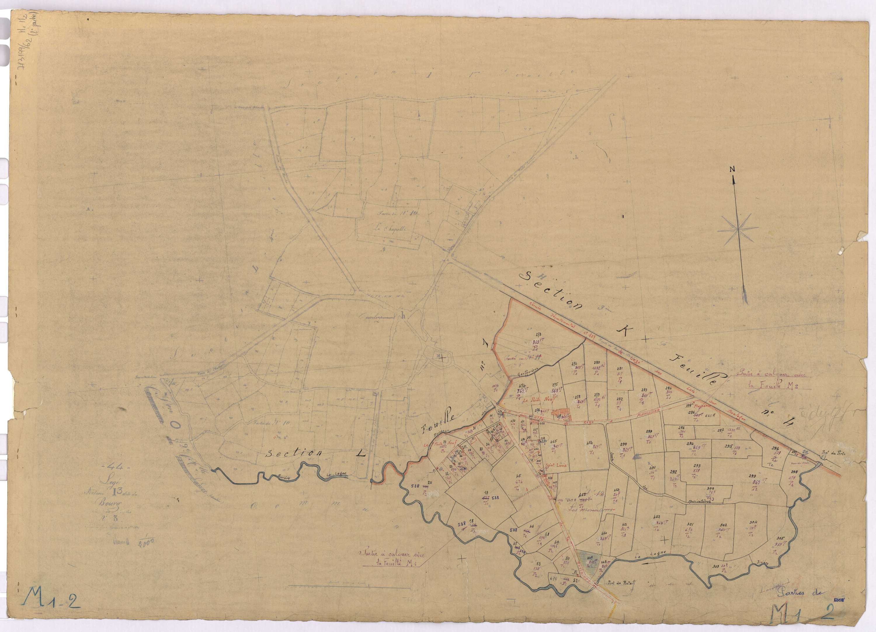 Lège - Section M1 M2 Retail (section du) ; 1-272 ; 273-474