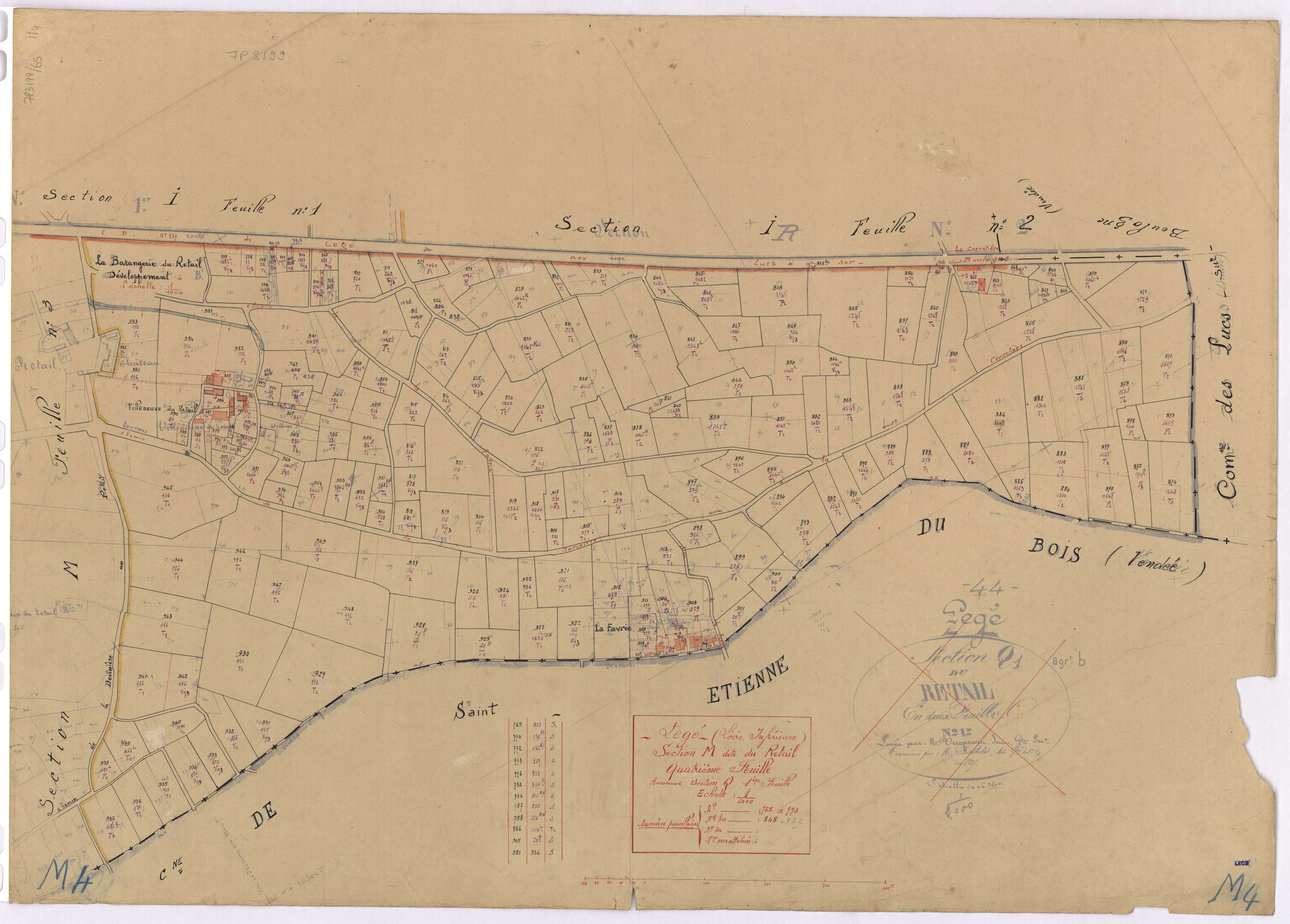 Lège - Section M4 Retail (section du) ; 765-993