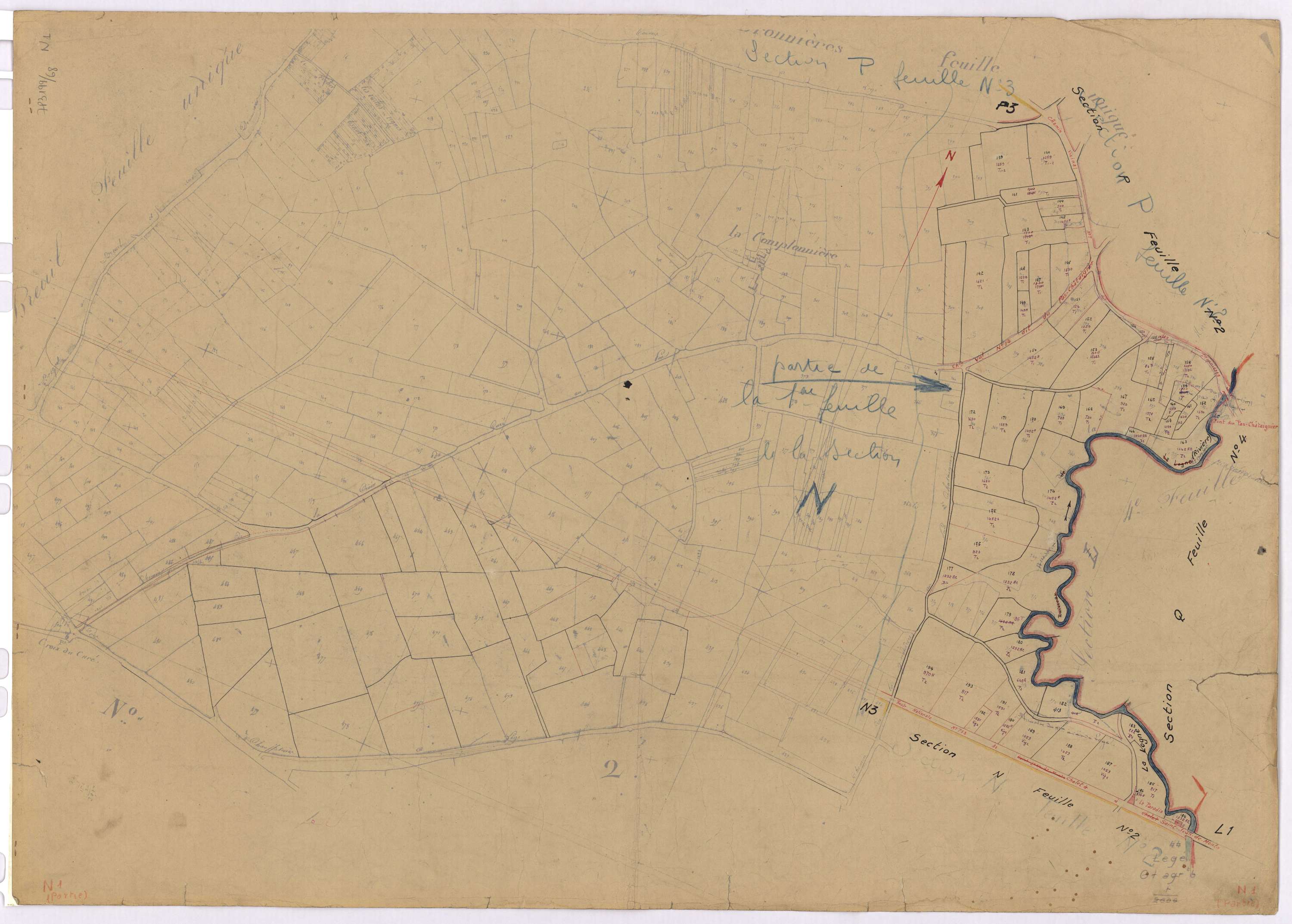 Lège - Section N1 Richebonne (section de) ; 1-411
