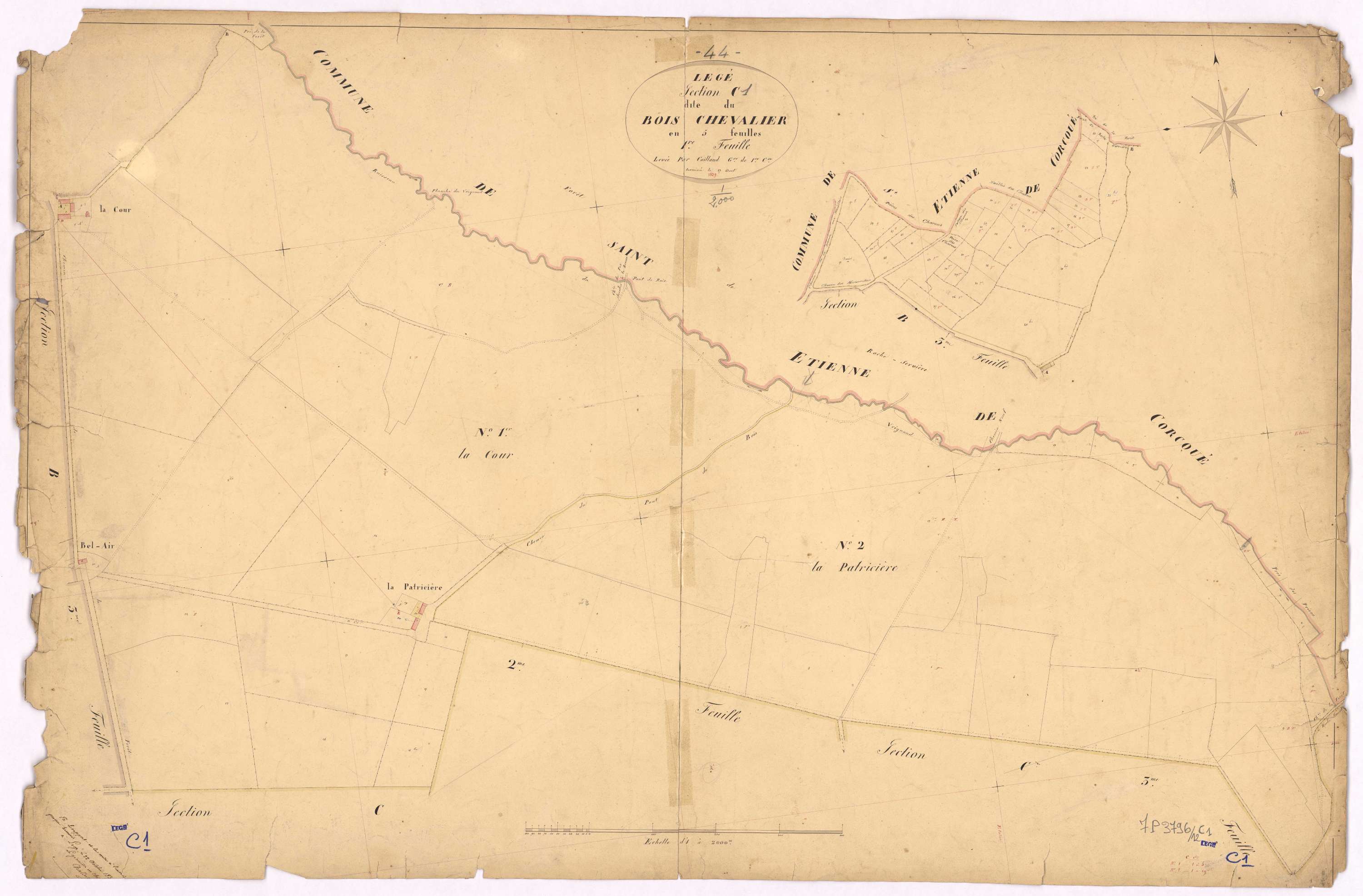 Lège - Section C1 Bois Chevalier (section du)