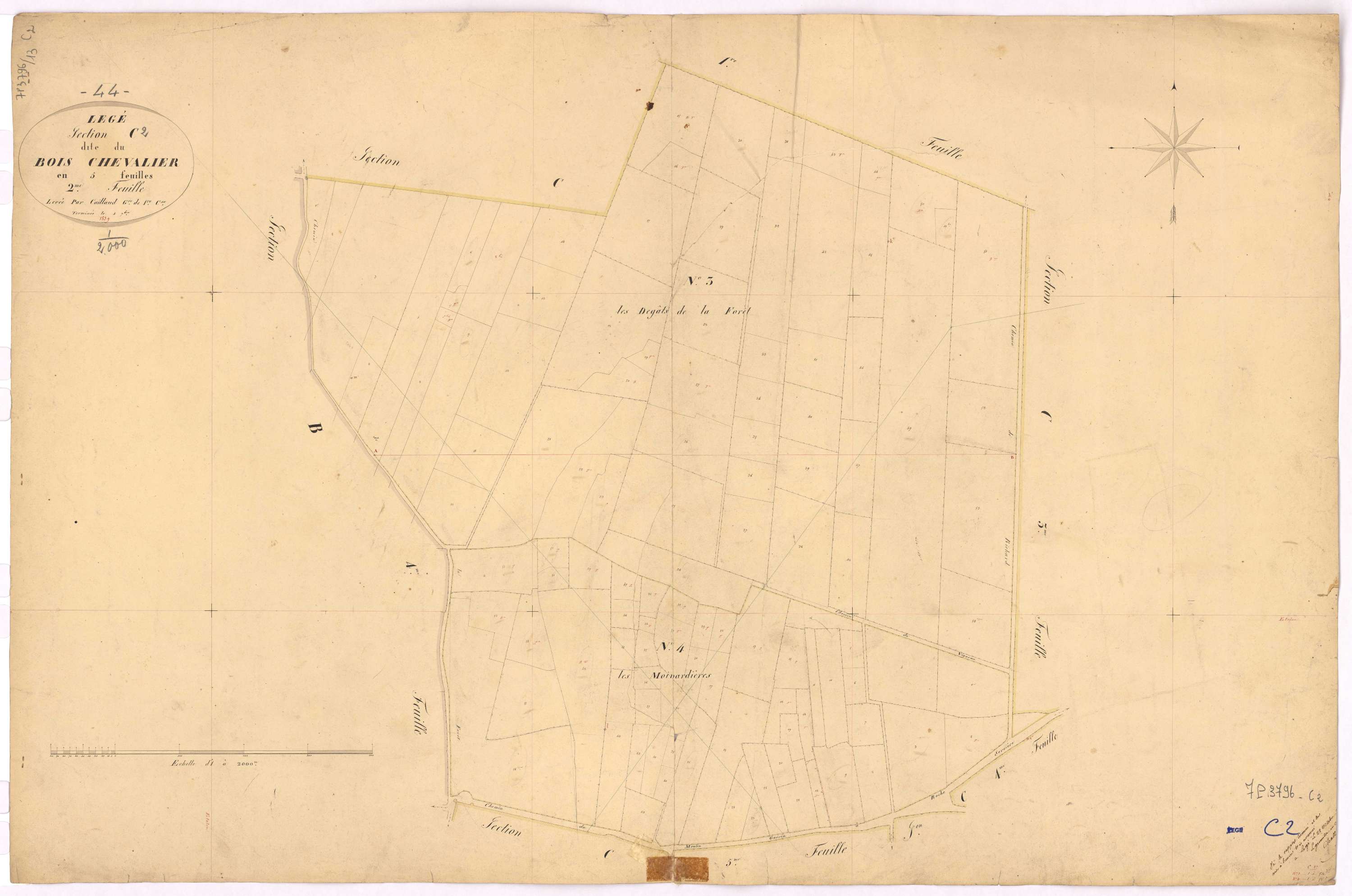 Lège - Section C2 Bois Chevalier (section du)