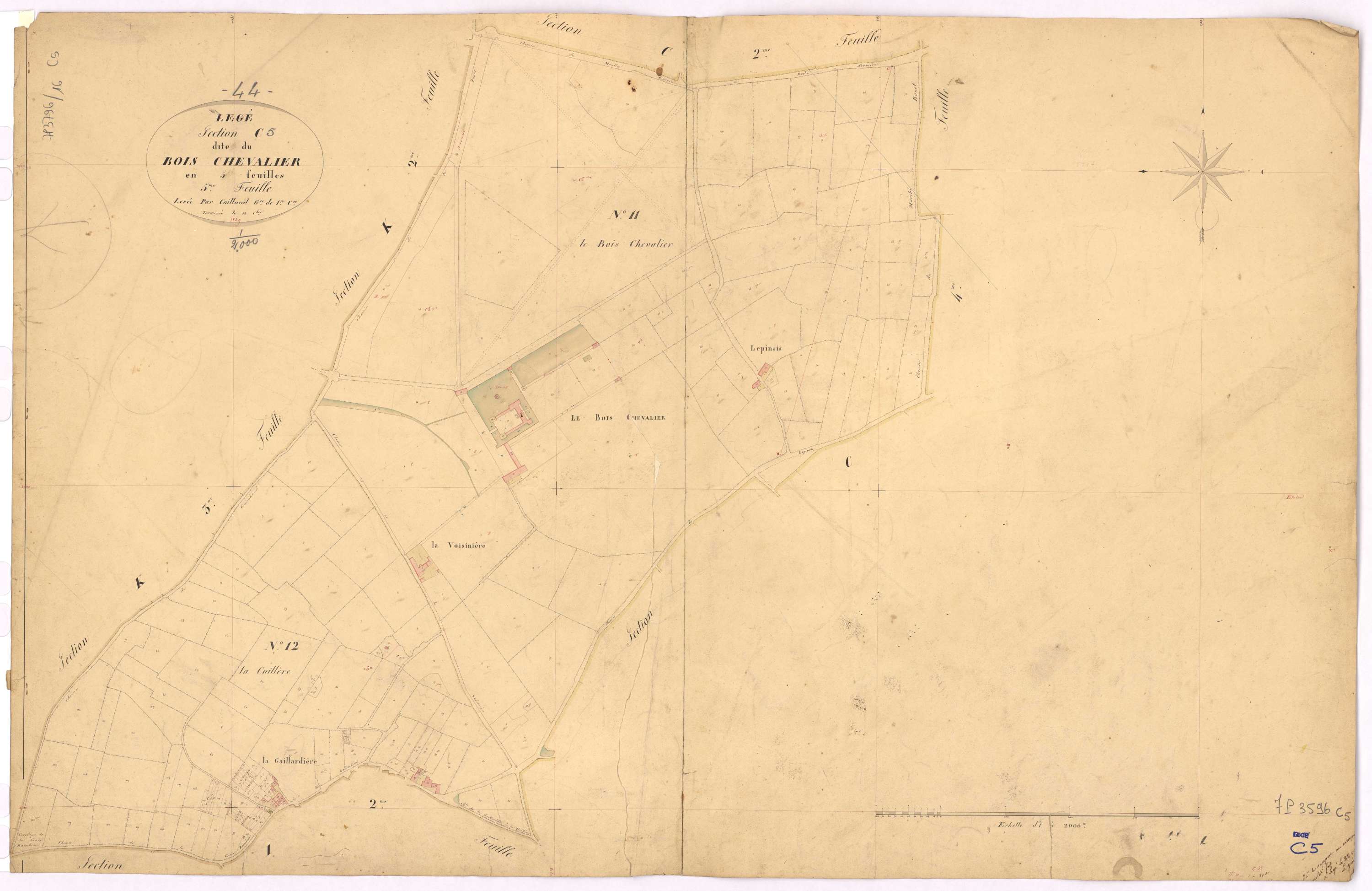 Lège - Section C5 Bois Chevalier (section du)