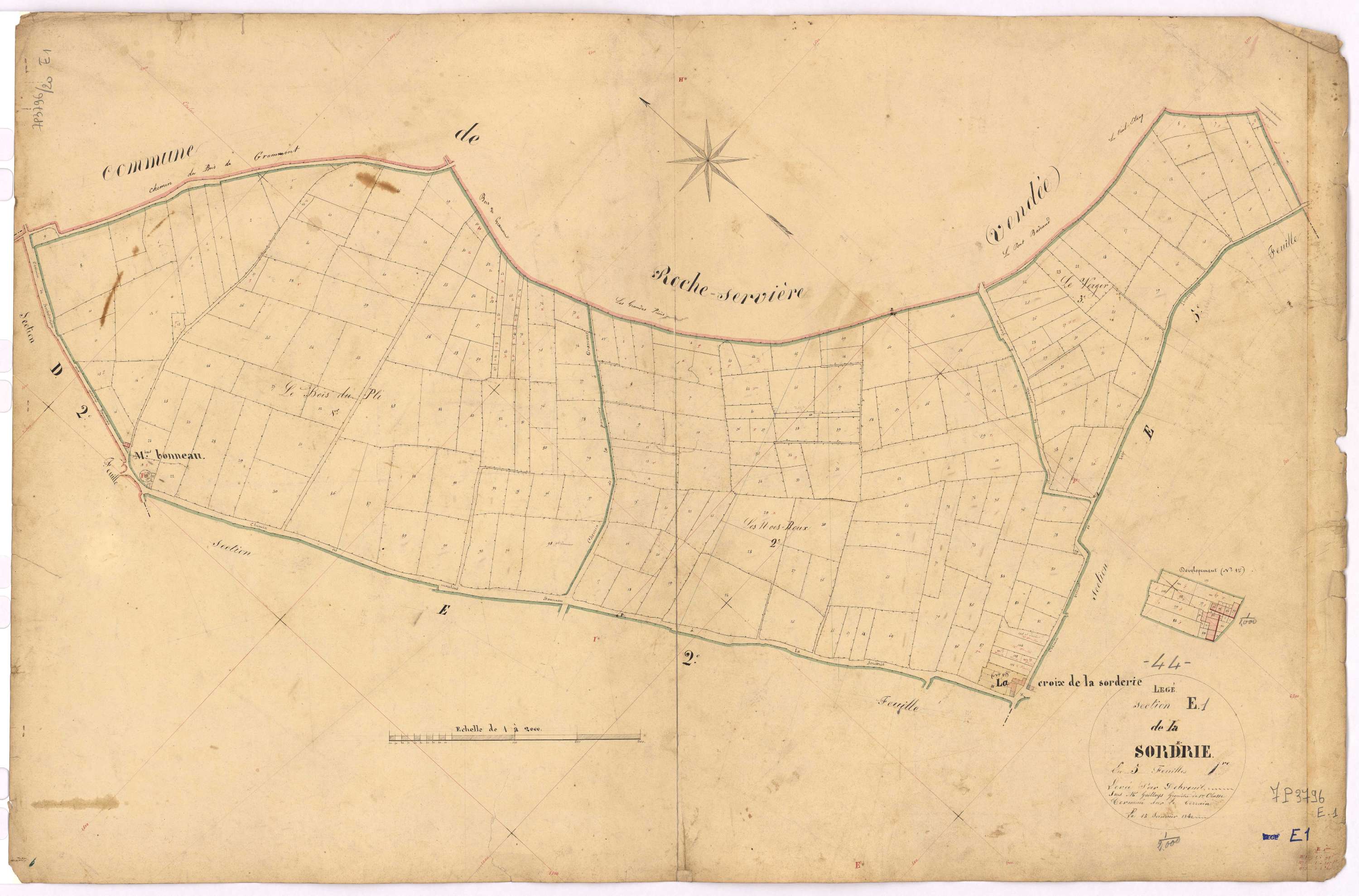 Lège - Section E1 Sordrie (section de La)