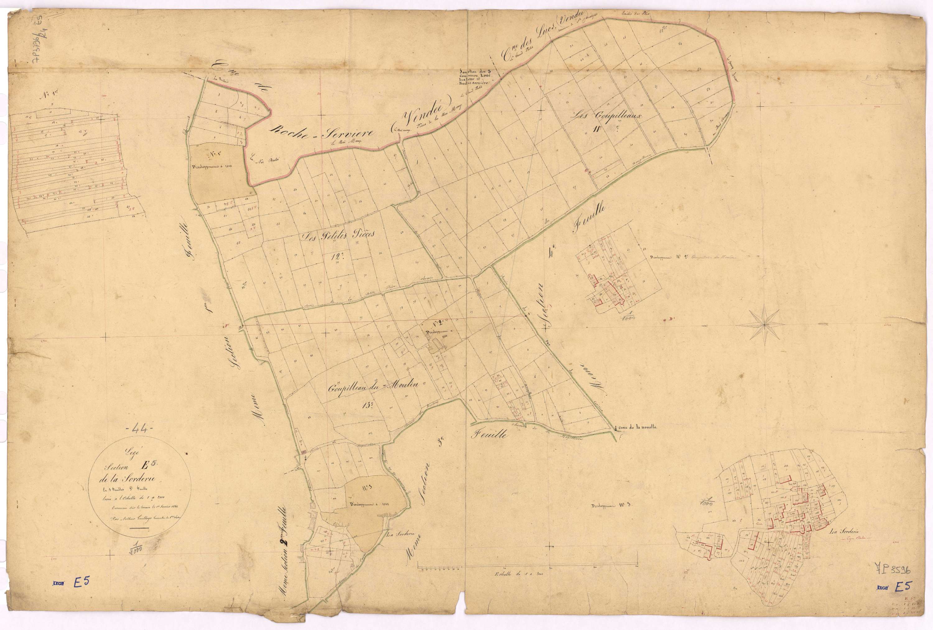 Lège - Section E5 Sordrie (section de La)
